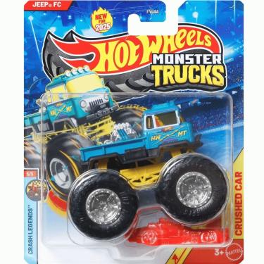 Imagem de Carrinho de Brinquedo Hot Wheels Monster Trucks Jeep Fc JCD67 1:64 para Colecionar Mattel