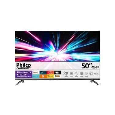 Imagem de Smart TV 50” 4K Philco P50CRB LED Roku TV HDR10 Dolby Audio