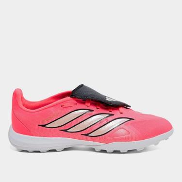 Imagem de Chuteira Infantil Society Adidas Predator League Língua Dobrável Copa 