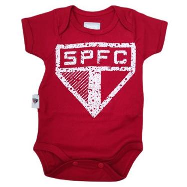 Imagem de Body São Paulo Símbolo Bebê Oficial - Revedor, P, Vermelho