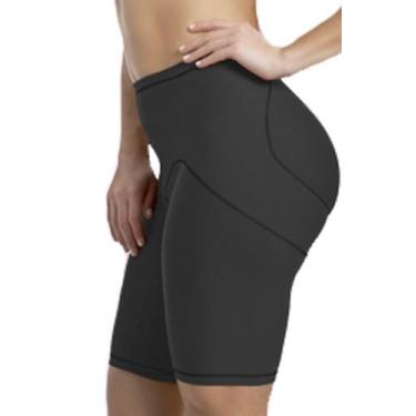 Imagem de Bermuda Redutora Modeladora Feminina Esbelt, EG, Preto