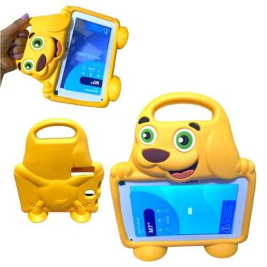 Imagem de Capa Capinha emborrachada infantil com Alça p/ Tablet 7 polegadas Mult