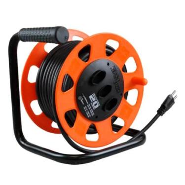 Imagem de Extensão Elétrica Com Cabo Pp 2x2,50mm² 20m Dn1544 Daneva 20a Laranja