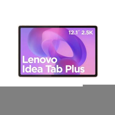 Imagem de Tablet Lenovo Idea Tab Plus Wi-Fi 128GB 8GB RAM  Android 15  Tela 12.1" 2.5K com Caneta e Capa