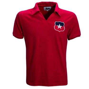 Imagem de Camisa Chile 1966 Liga Retrô Vermelha