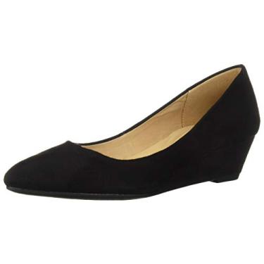 Imagem de Chinese Laundry Alyce Pump feminino, Camurça preta, 35