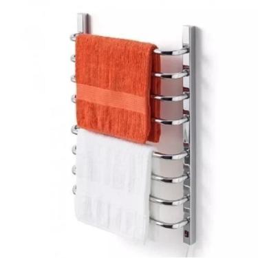 Imagem de Toalheiro Térmico Grande Cromado - 2 Toalhas -Esquerdo