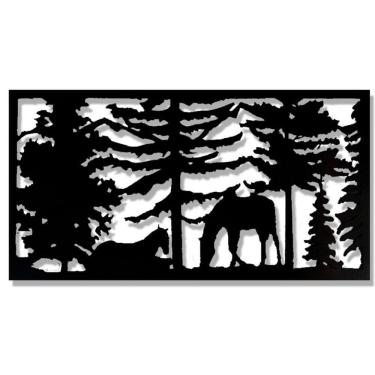 Imagem de Quadro decorativo cavalos