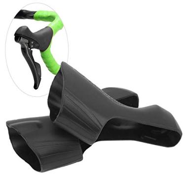 Imagem de 1 par capa protetora de alça de alavanca de freio de bicicleta para bicicleta de estrada ST-R7000/8000(Black), Alavanca de freio de bicicleta,