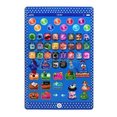 Imagem de Tablet Infantil Galinha Pintadinha Multifunções Educativo