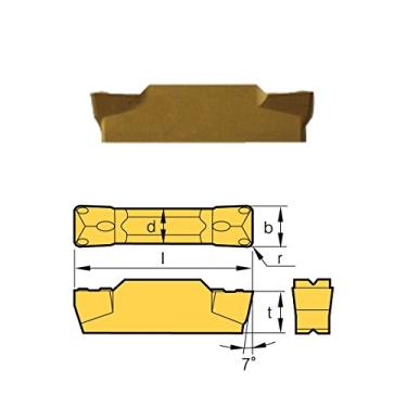 Imagem de HHIP 6024-3051 MGMN-200-G Grade BPG20B-PVD Cut-Off and Grooving Insert.079" Cutting Width.63" OAL