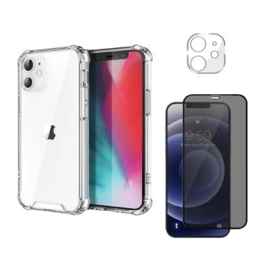 Imagem de Capa Capinha Para iPhone 11 (6.1) + Película Privacidade Anti Spy + Película da Lente da Câmera - (Hard Glass Store)