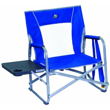 Imagem de GCI Outdoor Cadeira dobrável para eventos ao ar livre, cadeira de acampamento com mesa lateral
