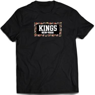 Imagem de Camiseta Kings New York Camisa Rap Moda De Rua Street - Mago Das Camis