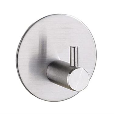 Imagem de KIZQYN Ganchos de casaco 304 preto roupão gancho de parede gancho de toalha para banheiro aço inoxidável gancho de casaco gancho para cozinha cabide de casaco montado na parede (cor: 8)