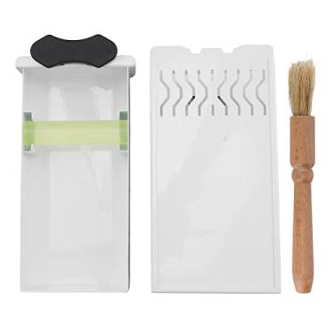 Imagem de caixa de batida de café em aço inoxidável,Caixa de batida de café expresso para borra de café, caixa de batida para cafeteria, restaurante, bar doméstico(White)