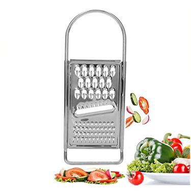 Imagem de Fatiador multifuncional para cozinha, cortador de legumes de aço inoxidável para batata, tomate e cebola, cenoura Julienne e picador para legumes