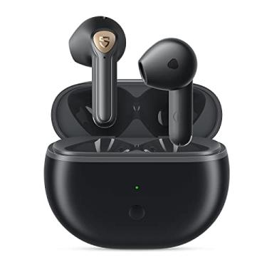 Imagem de Fone de Ouvido Bluetooth SoundPEATS Air3 Deluxe HS, Áudio Alta Resolução LDAC, ENC, 14,2mm, 20h Bateria, Preto