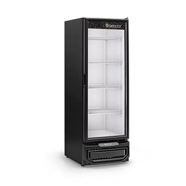 Imagem de Conservador/Refrigerador Vertical para Gelo e Congelados GPA-57 PR Dupla Ação Porta de Vidro Duplo Temperado 577 L Gelopar 220V