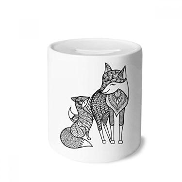 Imagem de DIYthinker Paint Fox Friend Company caixa para dinheiro caixa de cerâmica porta-moedas presente de cofrinho