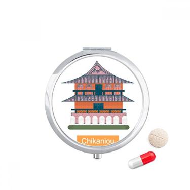 Imagem de Taiwan Atrations Chikaniou Estojo de comprimidos de viagem com bolso para remédios