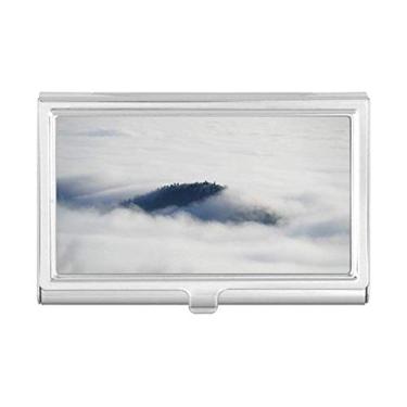 Imagem de Clouds Fog Sky Mountain Nature Forest Porta-cartões de visita Carteira de bolso