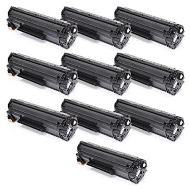 Imagem de Kit 10 Toner Compatível HP CF283A 83A M201 M202 M125 M127 M225 M226 | 1.5k