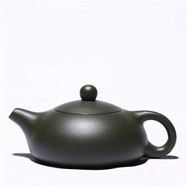 Imagem de Bule de chá chinês de 200 ml, filtro de argila roxa, chaleira Xishi, conjunto de chá feito à mão