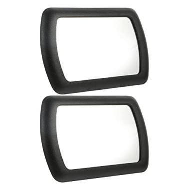 Imagem de 2 Unidades Espelho De Maquiagem Espelho Da Viseira Do Carro Guarda-sol Do Carro Espelho De Vaidade Da Viseira Do Carro Visor Solar Espelho Proteção Solar Viagem Plástico