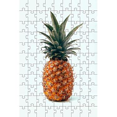 Imagem de Kit 4 Quebra-Cabeça Cognitivo para Idosos - Frutas Coloridas - 60 peças