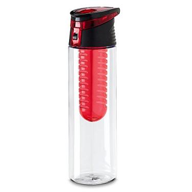 Imagem de Garrafa Detox 740 ml com Infusor Splash TopGet (Vermelho)