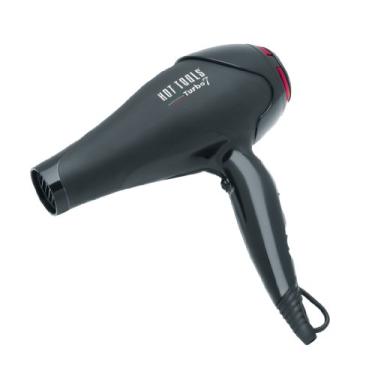 Imagem de HOT TOOLS HT7001 Turbo Se7en Ionic Secador de cabelo, preto/prata