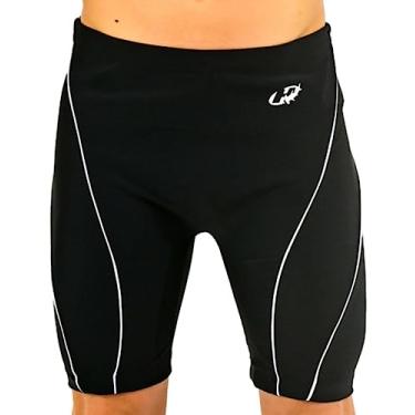 Imagem de Bermuda para Natação Xtra Life Com Viés, Hammerhead, Masculino, Preto/Branco, G