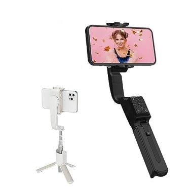 Imagem de H0HEM iSteady Q Estabilizador Gimbal de 3 eixos para smartphone, cardan dobrável para telefone com controle remoto sem fio e tripé compatível com iPhone 12 pro max / 11 / Xs Max/Samsung/Google Pixel