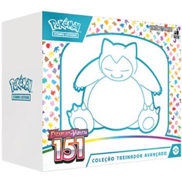 Imagem de Copag Box Cartas Pokemon Treinador Avançado Snorlax Escarlate Violeta 151