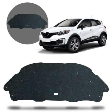 Imagem de Forro Capô Captur 2018 2019 2020 Manta Acústica Antirruído Isolante com Presilha Grud Gtc 5525