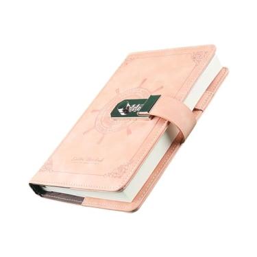 Imagem de menolana Diário com cadeado, caderno de diário, de notas, combinação de senha, diário com cadeado, caderno de senha para mulheres, homens e meninas, Rosa