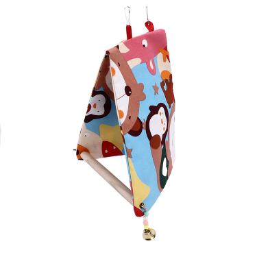 Imagem de Cama de pássaro, barraca dobrável de design de sino de pequeno volume, barraca de animais para uso doméstico, pátio, jornada, gaiola