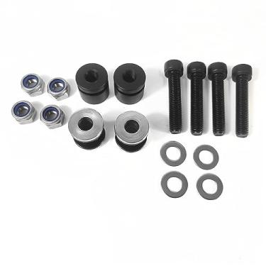 Imagem de Kits de hardware de ancoragem destacáveis de 4 pontos compatíveis com Harley Fatboy Breakout Street Bob Heritage Softail Low Rider Sport Glide 07-23, Sissy Bar Tour Rack Docking Points Parafusos de