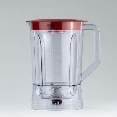 Imagem de 9819 - Copo Mondial L1000 L1100 Turbo Inox L1200 w Sangel (tampa Verm.)