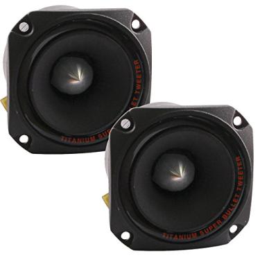 Imagem de Seismic Audio - Par de alto-falantes de tweeter bala de titânio para Tweeters PA/DJ – Substituição