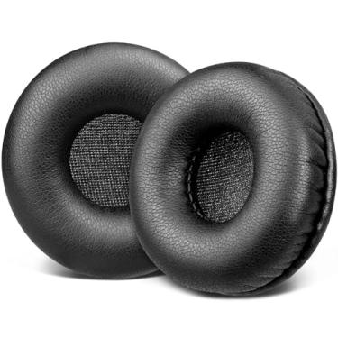 Imagem de SOULWIT Almofadas Auriculares de 50mm de Reposição para Plantronics HW111N/HW251N/HW261NC/HW510/HW520, H251N/H261N/H351N/H361N, Poly Savi W410/W420/W710/W720, Áudio 310/345/478/487/626/628/646 - Preto