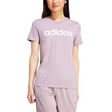 Imagem de Camiseta Adidas Manga Curta Essentials Slim Logo Feminina-Feminino