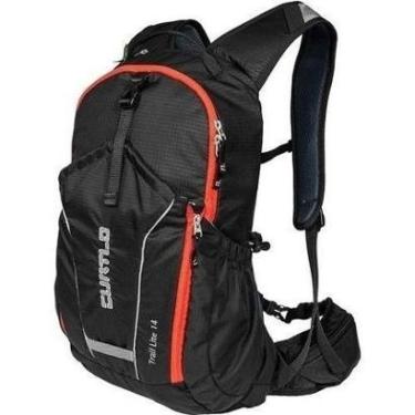 Imagem de Mochila Curtlo Trail Lite - 14 Litros Preta e Laranja-Unissex