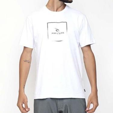 Imagem de Camiseta Rip Curl Icon Corp Tee Preta Plus Size Masculina-Masculino