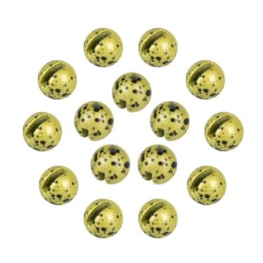 Imagem de MUUNN 50 contas de tungstênio ranhuradas para amarrar moscas, pias mais profundas e mais rápidas, 12 cores/13 tamanhos, contas de tungstênio ranhuradas para amarrar moscas, materiais para amarrar