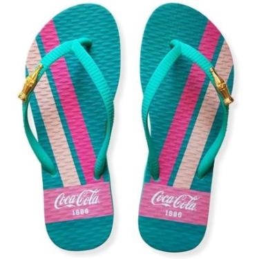 Imagem de SANDALIA COCA COLA CANDY STRIPE VERDE CC3802-Feminino