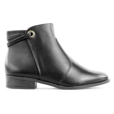 Imagem de Bota Via Uno Cano Curto Salto Baixo Feminina-Feminino