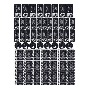 Imagem de Adesivo Etiqueta Escolar Personalizado Vinil Sereia 129UN