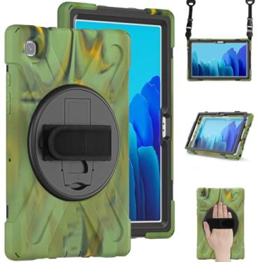 Imagem de Capa para tablet Samsung Galaxy Tab S6Lite 10.4 2024 TabE A 8.0 Tab A 8.4 9.7 10.1 10.5 Tab S2 8 9.7 S3 9.7 S4 S5E S6 10.5 Active (camuflagem, para Tab S3 9.7 T82 0 2017 7)